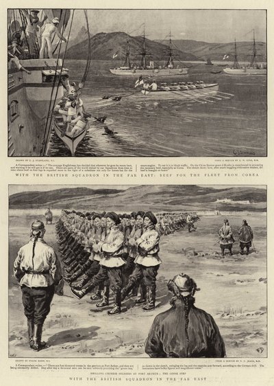 With the British Squadron in the Far East by Charles J. Staniland